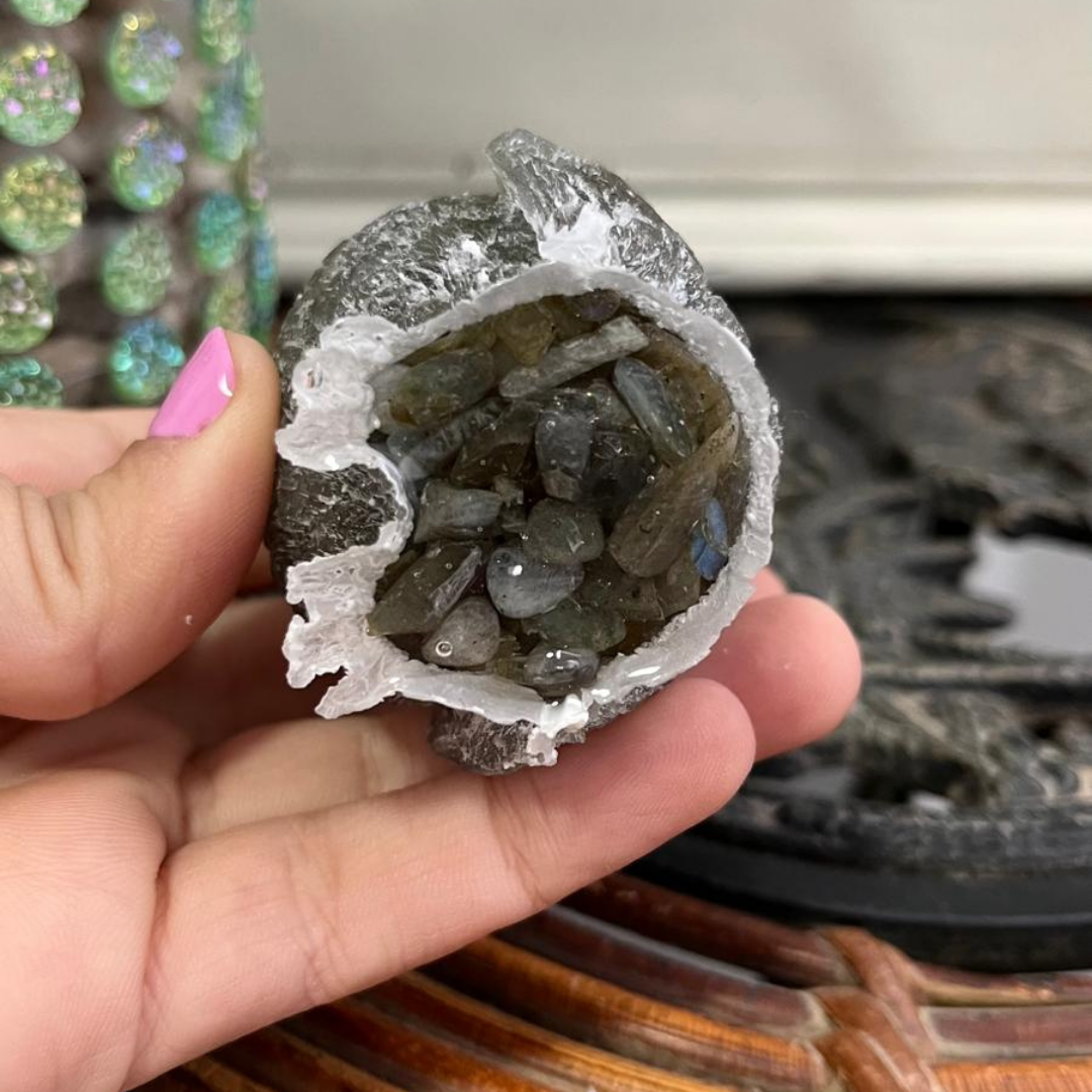 Búho Místico (Labradorita)