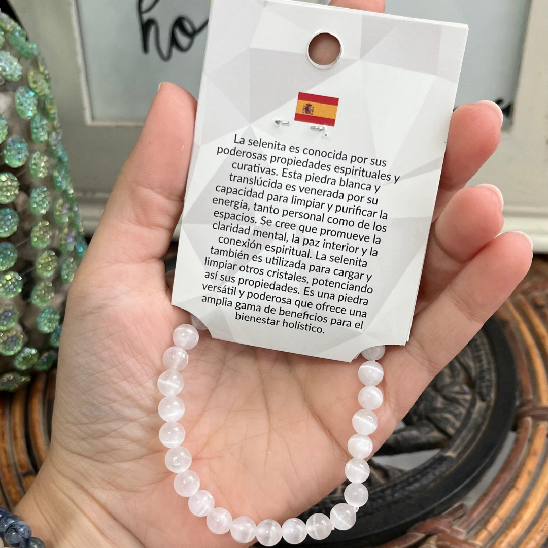 Pulsera Selenita 6mm