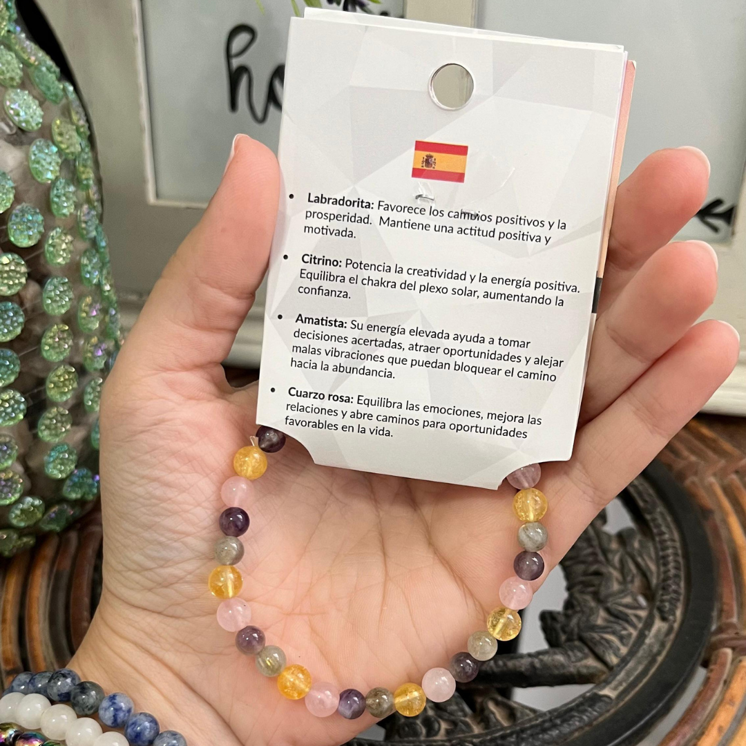 Pulsera Buena Suerte y Éxito 6mm