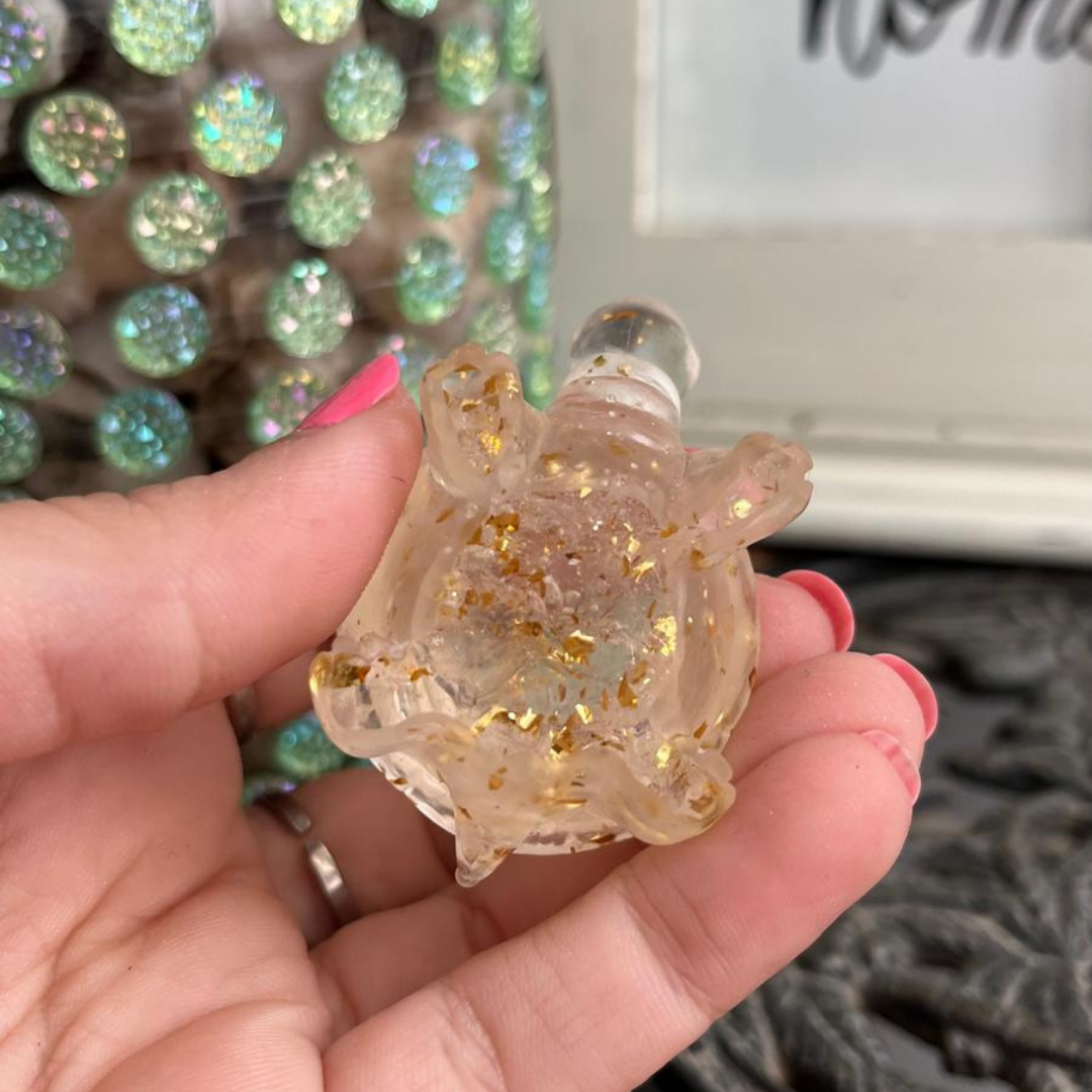 Tortuga Abundancia (Cuarzo transparente)