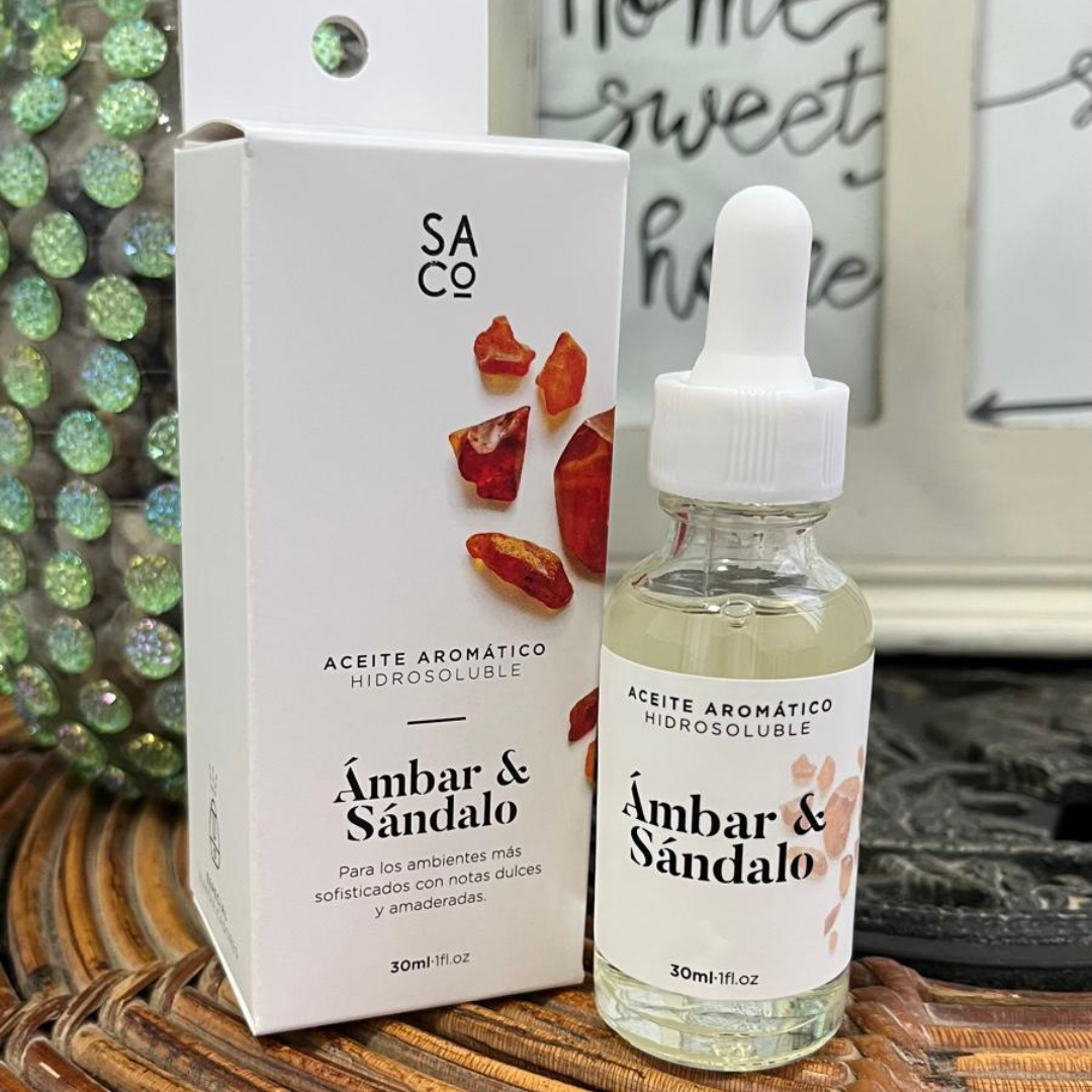 Aceite Aromático Saco Ámbar y Sándalo