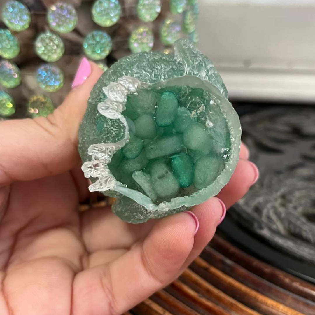 Búho de la Suerte (Aventurina Verde)