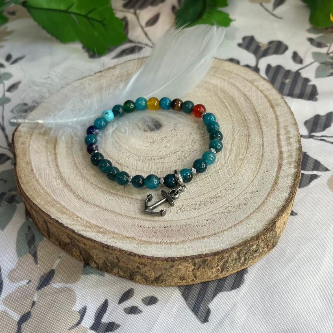 Pulsera Moroxita 7 Chakras 6mm