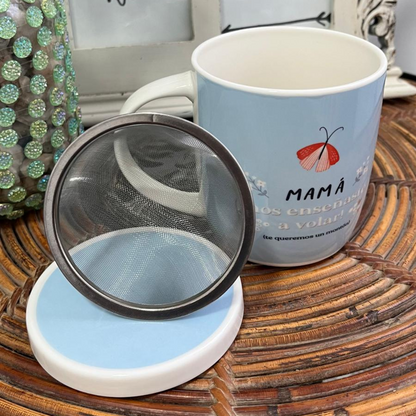 Taza Tisana con Filtro Especial Dia de la Madre
