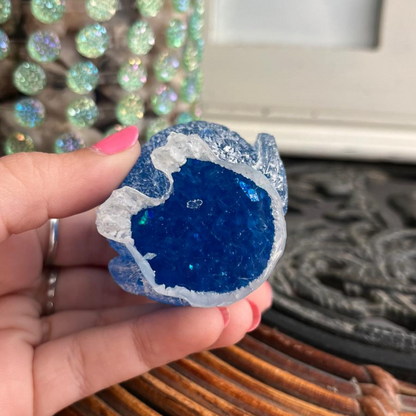 Búho Aqua (Ágata Azul)