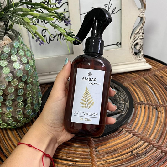 Ambientador Ambar Spray Activación Té Chai