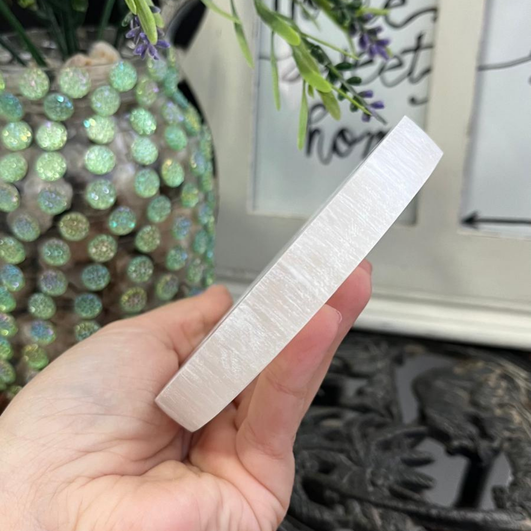 Placa Selenita Corazón