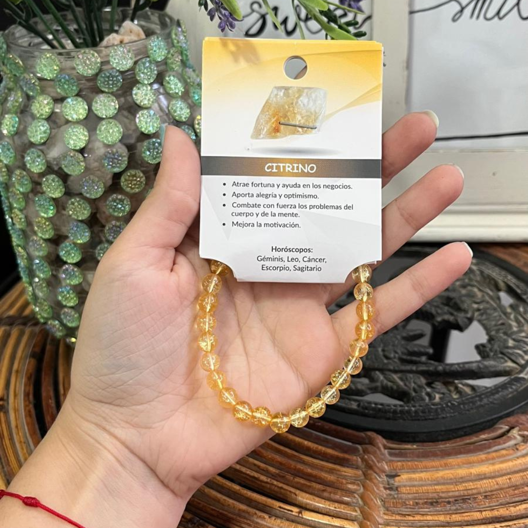 Pulsera Citrino 6mm