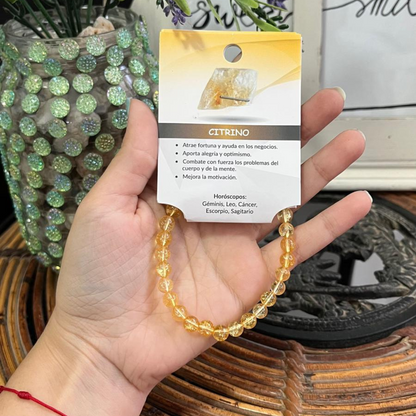 Pulsera Citrino 6mm