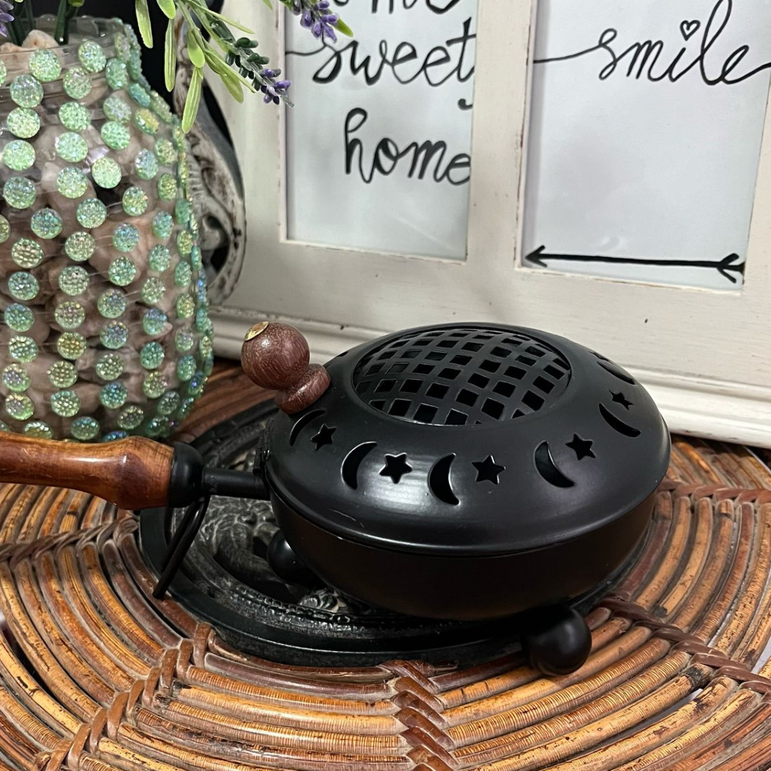 Brasero de Bruja Místico Negro