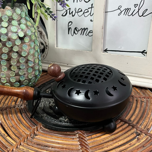 Brasero de Bruja Místico Negro