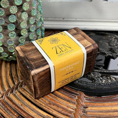 Quemador de Conos de Incienso Sándalo e Iris