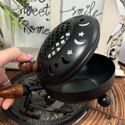 Brasero de Bruja Místico Negro