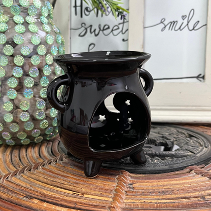 Quemador Cerámica Triple Luna Negro