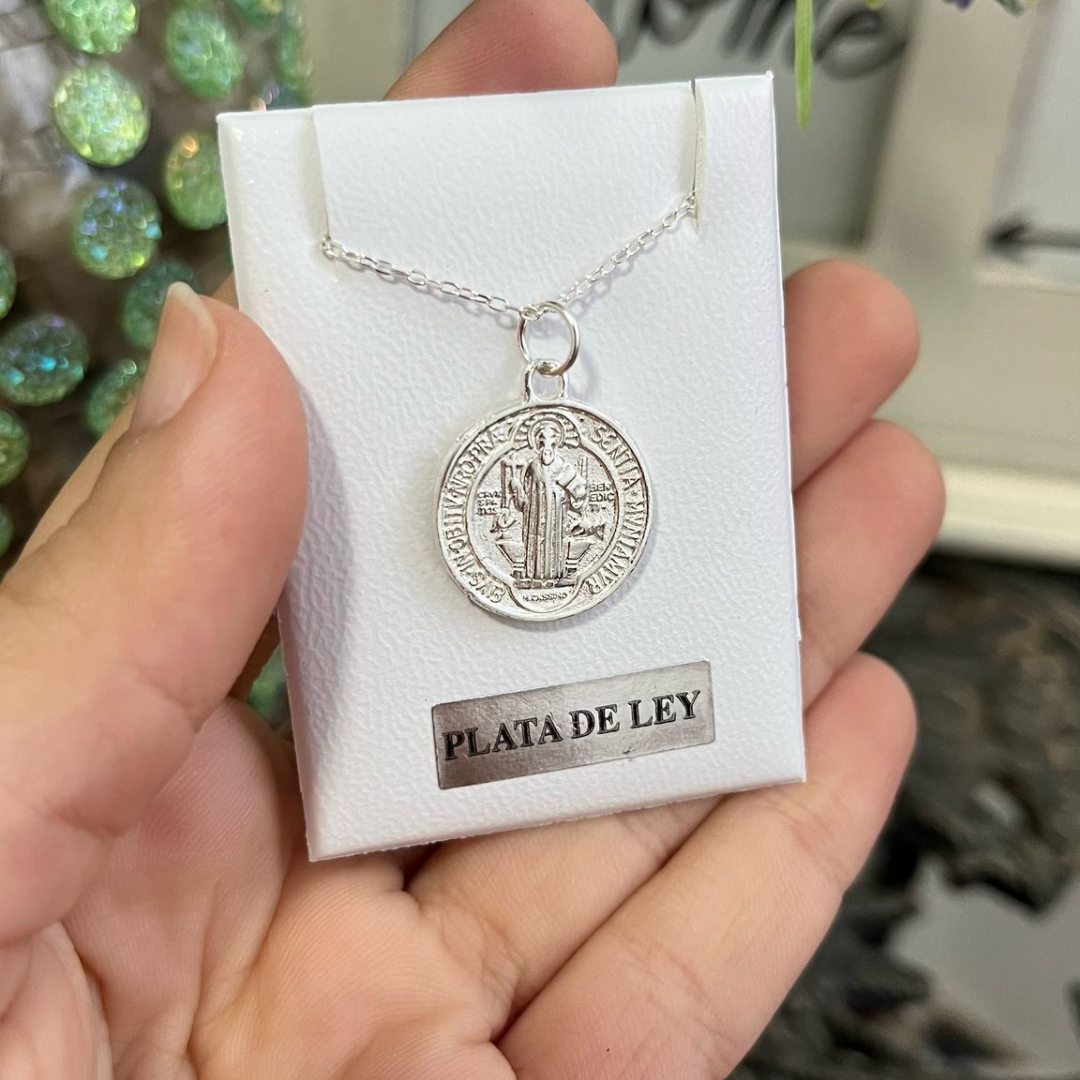 Medalla San Benito Mediana (Plata)