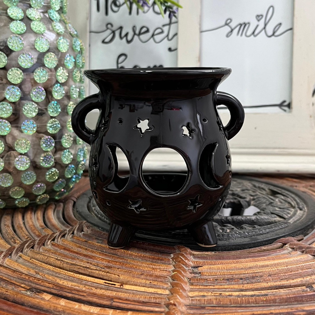 Quemador Cerámica Triple Luna Negro