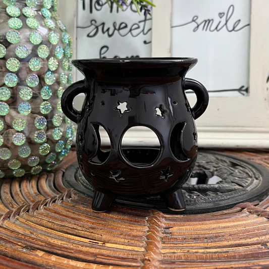 Quemador Cerámica Triple Luna Negro