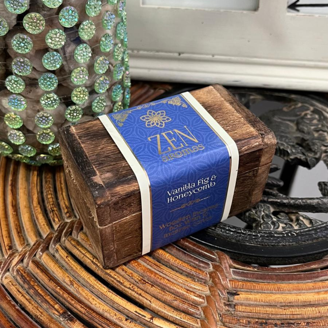 Quemador de Conos de Incienso Vainilla Higo y Miel