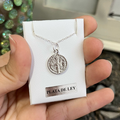 Medalla San Benito Pequeña (Plata)