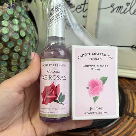 Jabón y Colonia Rosas