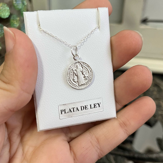 Medalla San Benito Pequeña (Plata)