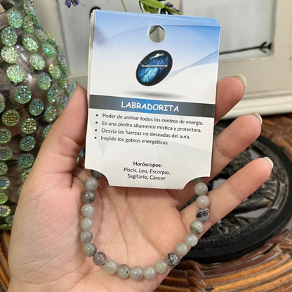 Pulsera Labradorita 6mm