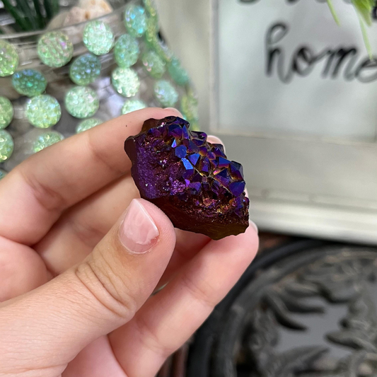 Drusa Amatista Aura Morada