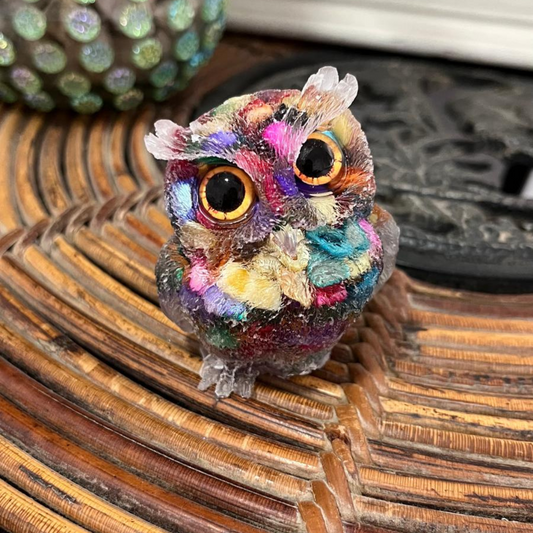 Búho Multicolor (Desperfecto en Pata)