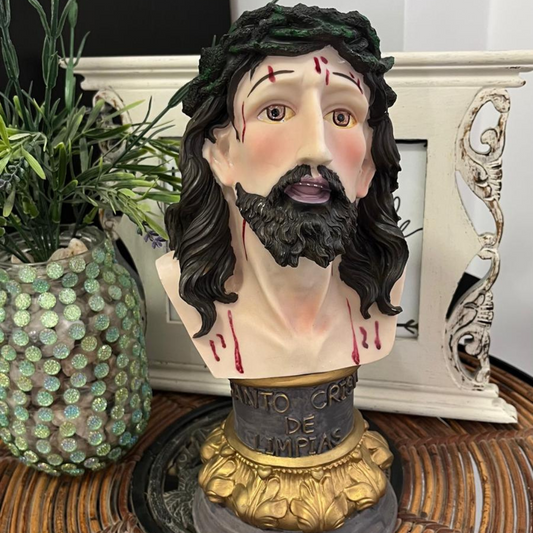 Figura Cristo de Limpias (29cm Alto x 11cm Ancho)