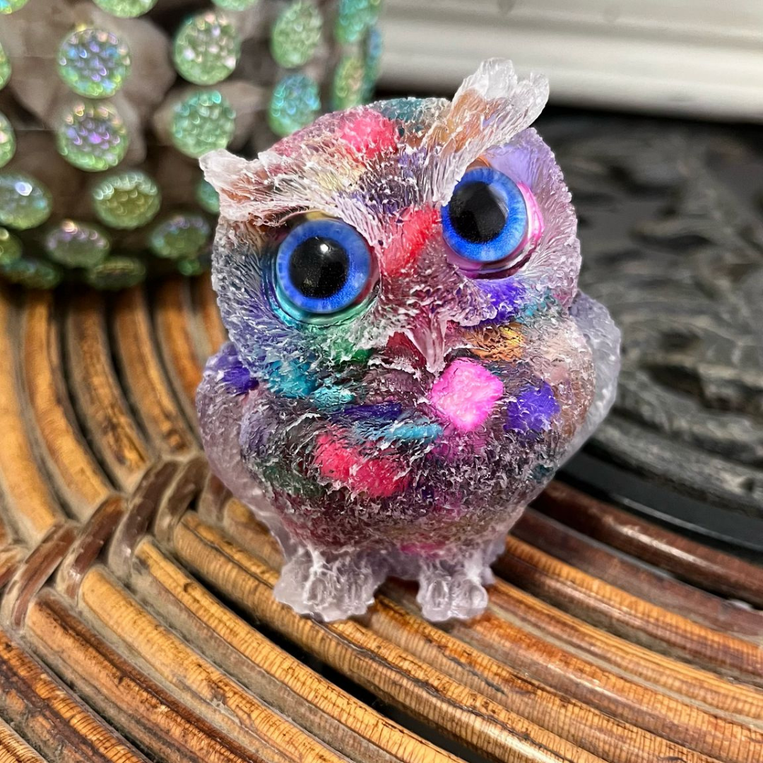 Búho Multicolor (Ágata Multicolor)