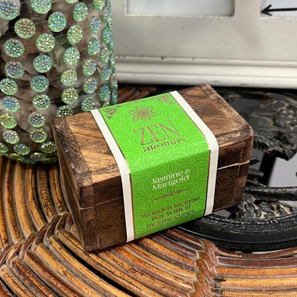 Quemador de Conos de Incienso Jazmín y Caléndula