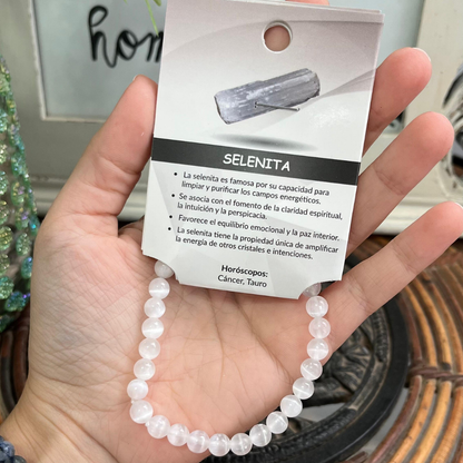 Pulsera Selenita 6mm