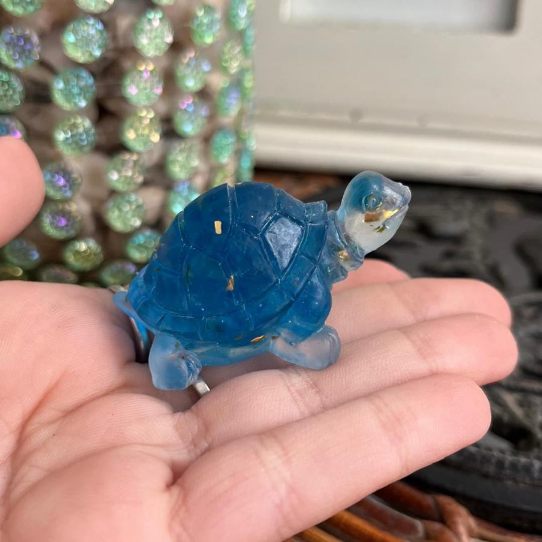 Tortuga Aqua (Ágata azul)