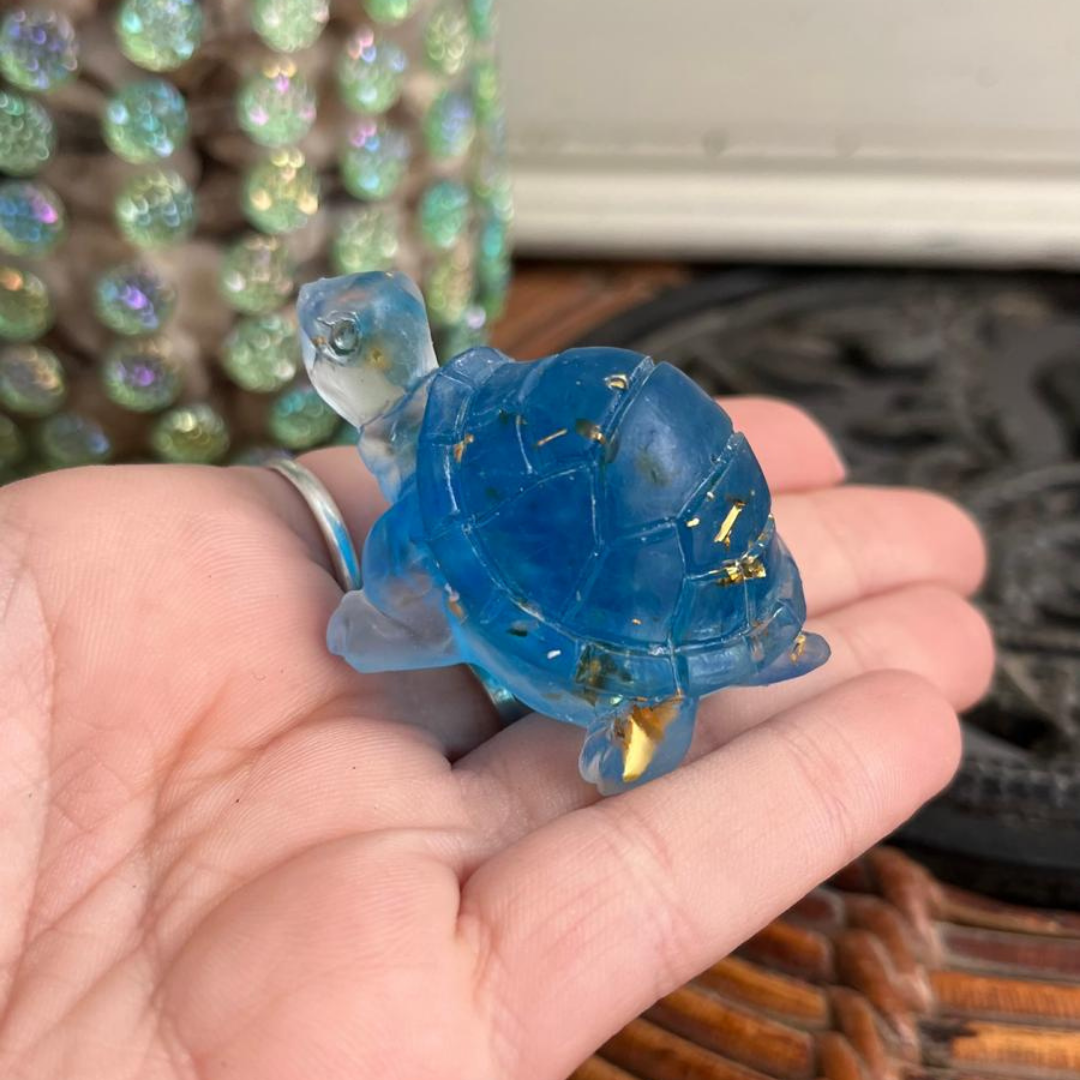 Tortuga Aqua (Ágata azul)
