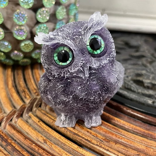 Búho de la Calma (Amatista)