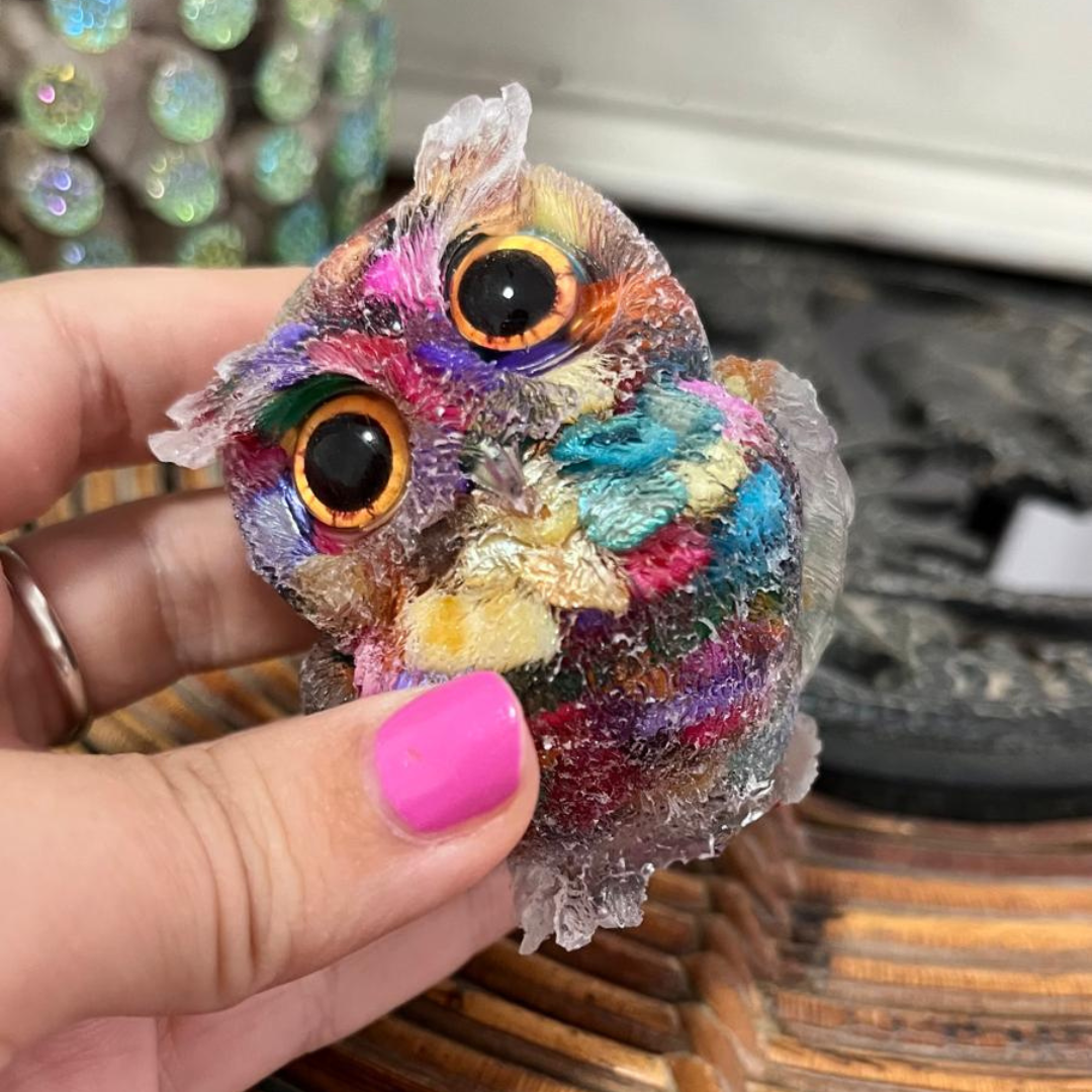 Búho Multicolor (Desperfecto en Pata)