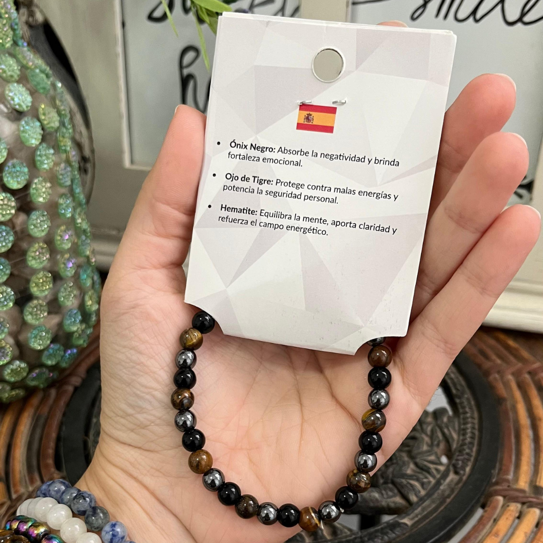 Pulsera Triple Protección 6mm