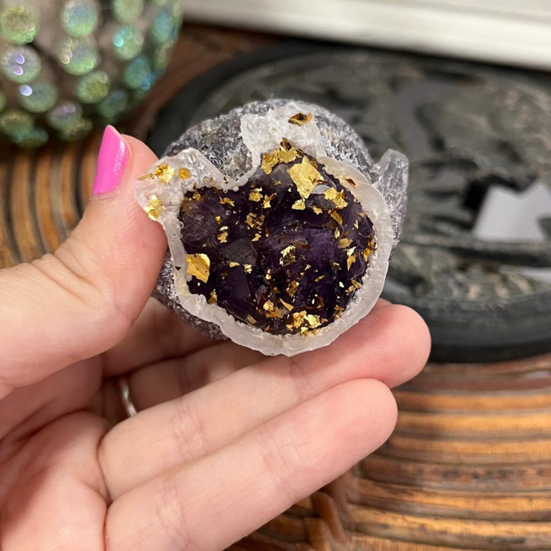 Búho de la Calma Dorada (Desperfecto en Pico)