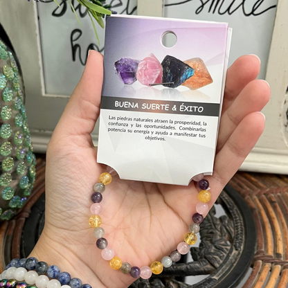Pulsera Buena Suerte y Éxito 6mm