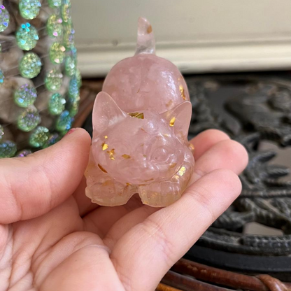 Gato del Amor(Cuarzo rosa)