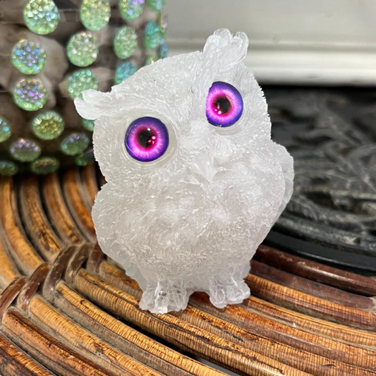 Búho de la Luz (Cuarzo Blanco)