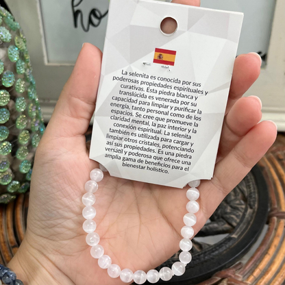 Pulsera Selenita 6mm