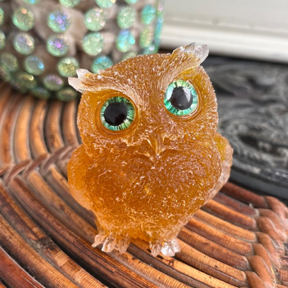 Búho del Éxito (Citrino)