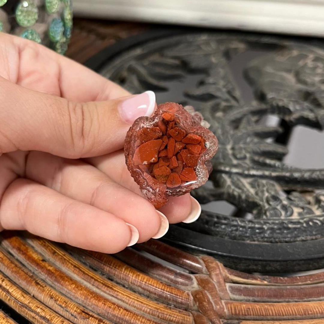 Perro Fuerza (Jaspe Rojo)