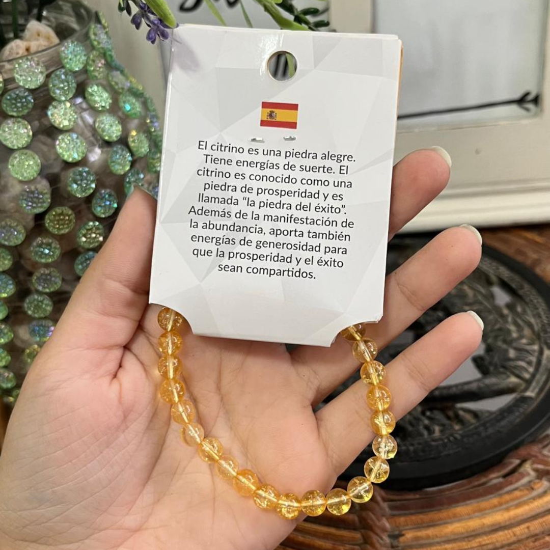 Pulsera Citrino 6mm