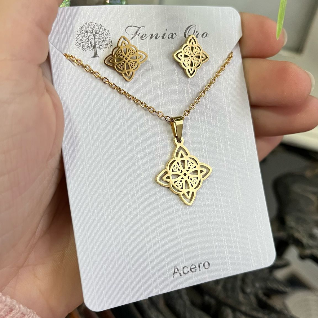 Conjunto Nudo de Bruja Acero