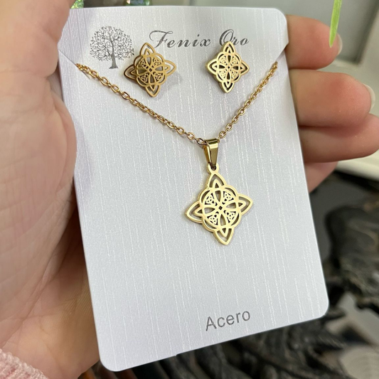 Conjunto Nudo de Bruja Acero