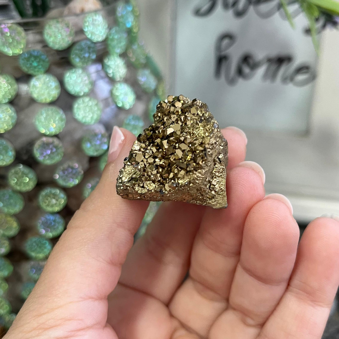 Drusa Amatista Aura Dorada