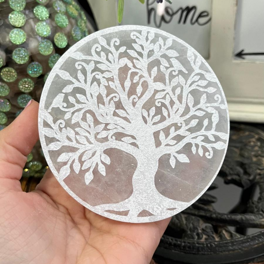 Placa Selenita Árbol de la Vida