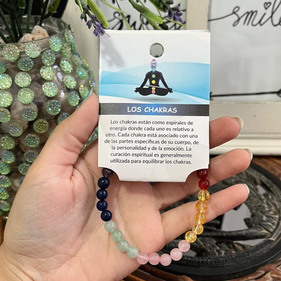 Pulsera 7 Chakras 6mm